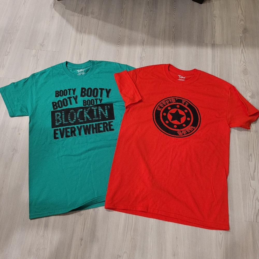 Roller derby skate shirts